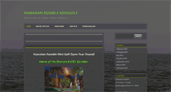 Desktop Screenshot of hawaiianrumbleminigolf.com