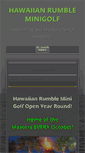 Mobile Screenshot of hawaiianrumbleminigolf.com