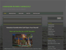 Tablet Screenshot of hawaiianrumbleminigolf.com